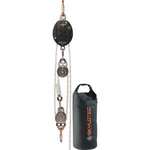 Skylotec Self-locking 3:1 pulley system with Gordon Lift, for transporting loads up to 300kg 20M SET-438-3-20