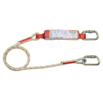 3M Protecta 1.5m Single Leg Rope Shock Absorbing Lanyard with Screwgate Carabiner AE522/1 - SecureHeights