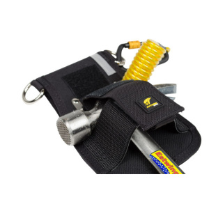 3M DBI SALA Belt Hammer Holster & Hook2Quick Ring Coil Tether with Tail 1500094 - SecureHeights