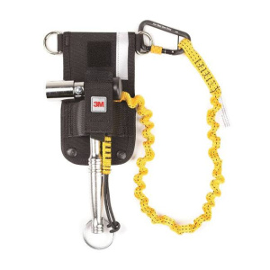 3M DBI SALA Scaffold Wrench Belt Holster with Retractor & Hook2Loop Bungee Tether 1500097 - SecureHeights