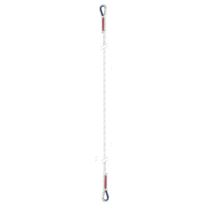 3M Protecta 1m Single Leg Rope Work Positioning Lanyard with Thimbles AL410C - SecureHeights