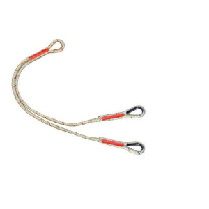 3M Protecta 1m Twin Leg Rope Work Positioning Lanyard with Loops AL432 - SecureHeights