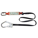 3M Protecta 2m Single Leg 25mm Webbing Shock Absorbing Lanyard with Scaffold Hook AE5220WAF - SecureHeights