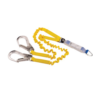 3M DBI SALA 2m Twin Leg Expander Web Shock Absorbing Lanyard KE5200YX/2 - SecureHeights