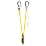 Petzl ABSORBICA-Y MGO Double Lanyard with Integrated Energy Absorber and MGO Connectors 80cm-150cm European Version - SecureHeights