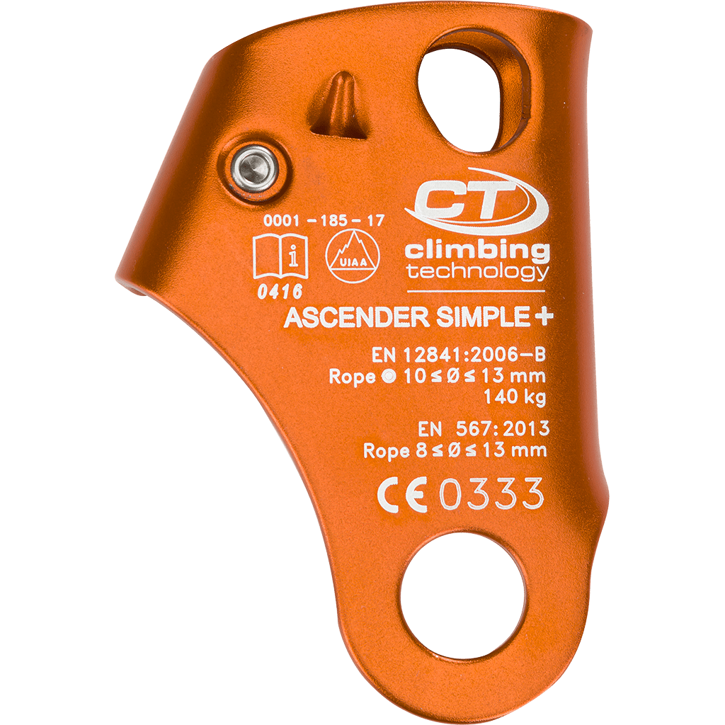 Climbing Technology ASCENDER SIMPLE+ Rope Ascender 2D642DJ - SecureHeights