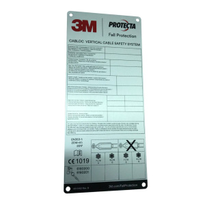 3M Protecta Cabloc Vertical Cable Safety System ID Tag 6191088 - SecureHeights