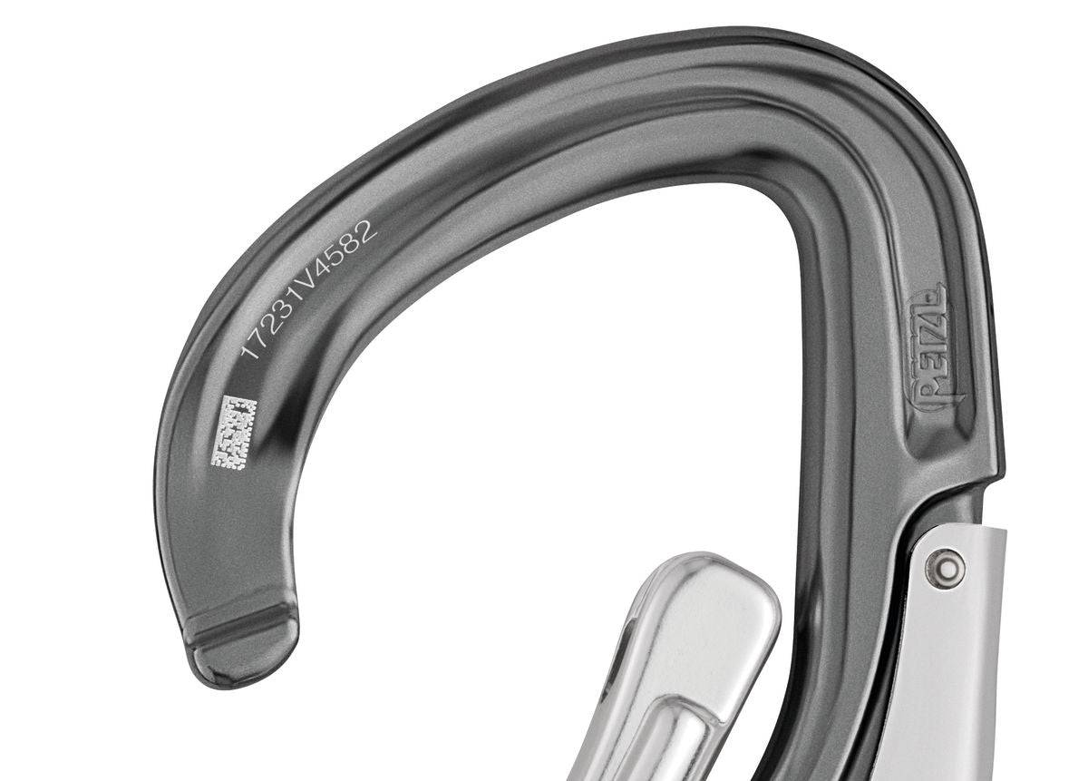 Petzl EASHOOK OPEN Gated Aluminium Carabiner - SecureHeights