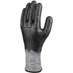 DeltaPlus EOS FLEX CUT D VV922 Moulded TPE Coated Hand 13 Gauge Knitted Safety Gloves (2 Pairs) - SecureHeights