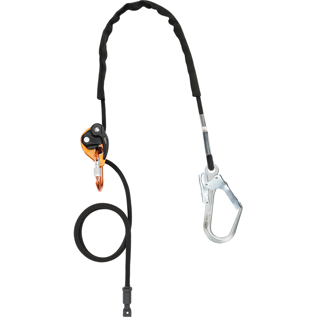 Climbing Technology FINCH+ STEEL Multipurpose Single Leg Lanyard with 50mm Steel Hook 2m-5m - SecureHeights