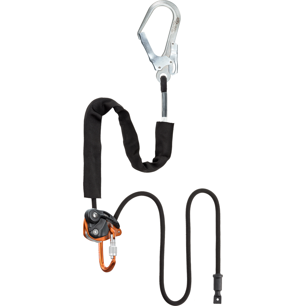 Climbing Technology FINCH+ STEEL Multipurpose Single Leg Lanyard with 50mm Steel Hook 2m-5m - SecureHeights