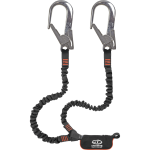 Climbing Technology FLEX ABS 140 COMBI Y Twin Leg Edge Tested Fall Arrest Lanyard with 60mm Hooks 125cm-190cm - SecureHeights