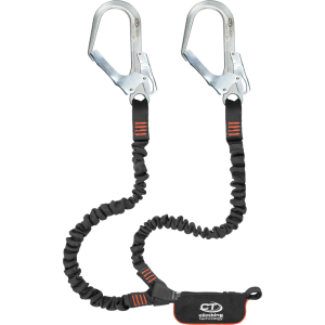 Climbing Technology FLEX ABS 140 STEEL Y Twin Leg Edge Tested Fall Arrest Lanyard with 50mm Hooks 120cm-190cm - SecureHeights