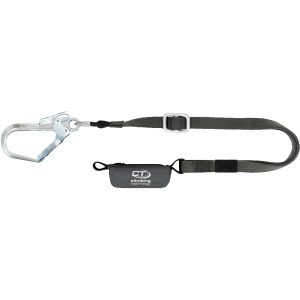 Climbing Technology FLEX REG 140 STEEL Adjustable 130cm-180cm Single Leg Edge Tested Fall Arrest Lanyard with 50mm Steel Hook 7W1260D - SecureHeights