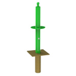 3M DBI SALA FlexiGuard M200 Modular Jib Permanent Flush Mounted Mast Base 8530889 - SecureHeights