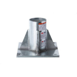 3M DBI SALA Galvanised Floor Mount HC Davit Base 8000095 - SecureHeights