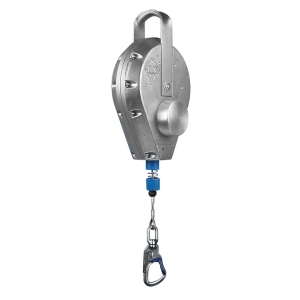 IKAR HAS Galvanised Steel Cable Self Retracting Fall Arrest Block with Auto Controlled Descent 18m-30m - SecureHeights