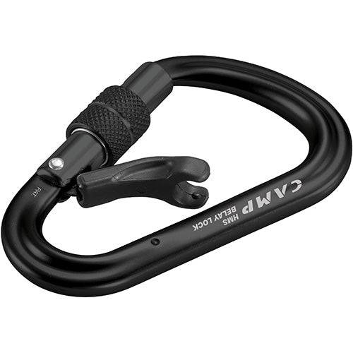 CAMP Safety HMS BELAY LOCK Screwgate Aluminium Carabiner with Internal Lever 1176 - SecureHeights