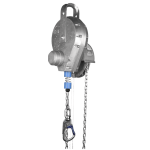 IKAR HRA-S30 Galvanised Steel Cable Self Retracting Fall Arrest Block with Chain Drive Mechanism 12m-65m - SecureHeights