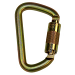 Globestock Modified D Twist Lock Carabiner 070K - SecureHeights