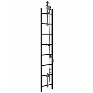 3M DBI SALA Lad-Saf Stainless Steel Cable Vertical Safety System Bracketry - 2 User 6116632 - SecureHeights