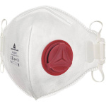 DeltaPlus M1300VB FFP3 Disposable Foldable Half Face Mask with Valve (Pack of 10) - SecureHeights