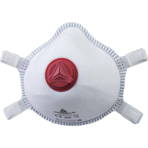 DeltaPlus M1300V FFP3 Disposable Moulded Half Face Mask with Valve (Pack of 5) - SecureHeights