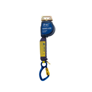 3M DBI SALA Nano-Lok XL 3.4m Extended Quick Connect Single Leg Web Self Retracting Lifeline with Aluminium Carabiner 3101614 - SecureHeights