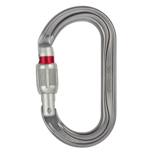Petzl OK Lightweight Aluminium Oval Screw Lock Carabiner - SecureHeights