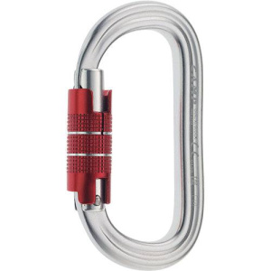 CAMP Safety OVAL XL 2LOCK Lightweight Twist Lock Aluminium Carabiner 2124 - SecureHeights