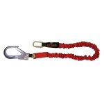 3M Protecta Pro 2m Single Leg Elasticated Stretch Shock Absorbing Lanyard with Scaffold Hook AE5220SAK - SecureHeights