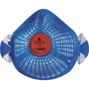 DeltaPlus SPIDERMASKP315 Reusable Moulded Mask Shell + 5 FFP3 Spare Disposable Filters - SecureHeights