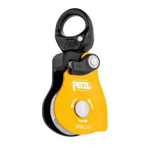 Petzl SPIN L1D Very High Efficiency Single Pulley with Swivel and One Way Rotation P001AA00 - SecureHeights