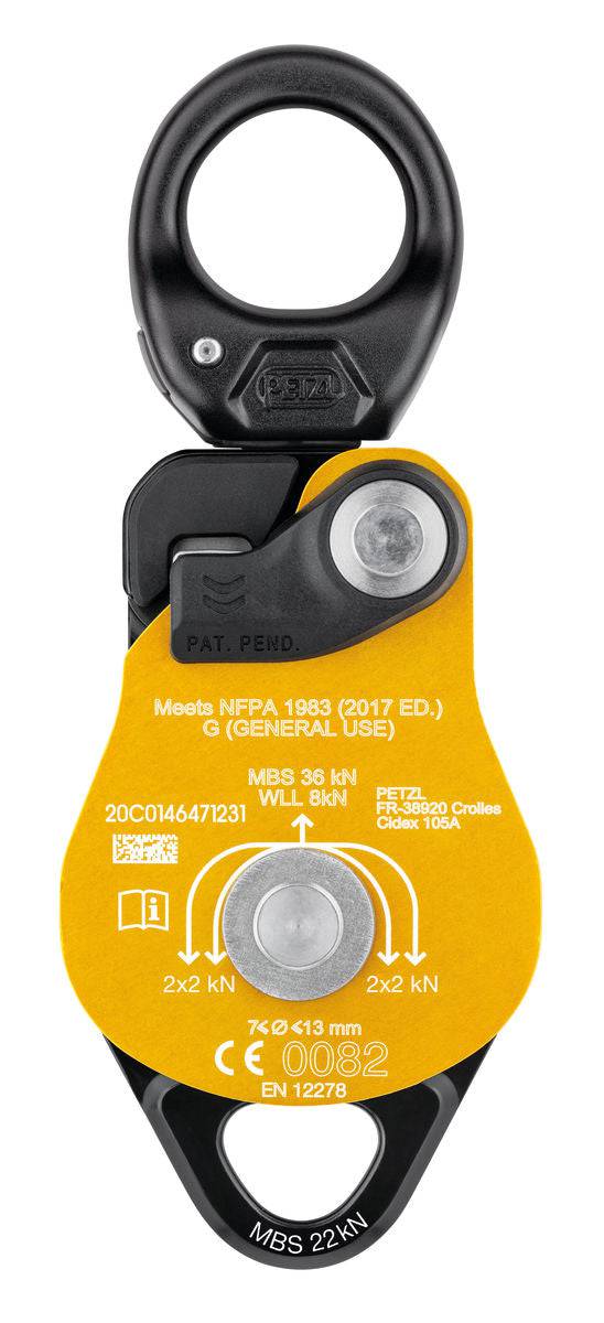 Petzl SPIN L2 Very High Efficiency Double Pulley with Swivel - SecureHeights
