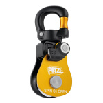 Petzl SPIN S1 OPEN Very High Efficiency Compact Single Pulley with Gated Swivel P002BA00 - SecureHeights