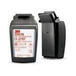 3M Secure Click D9038 Hard Case P3R Particulate Filter with Nuisance Level Organic Vapour/Acid Gas Relief (Pack of 2) - SecureHeights