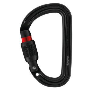 Petzl Sm'D Ultra Lightweight Asymmetric Aluminium Screw Lock Carabiner M39A SLN - SecureHeights