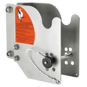 IKAR Stainless Steel HRA Fall Arrest Block Davit Post Bracket 41-54 - SecureHeights