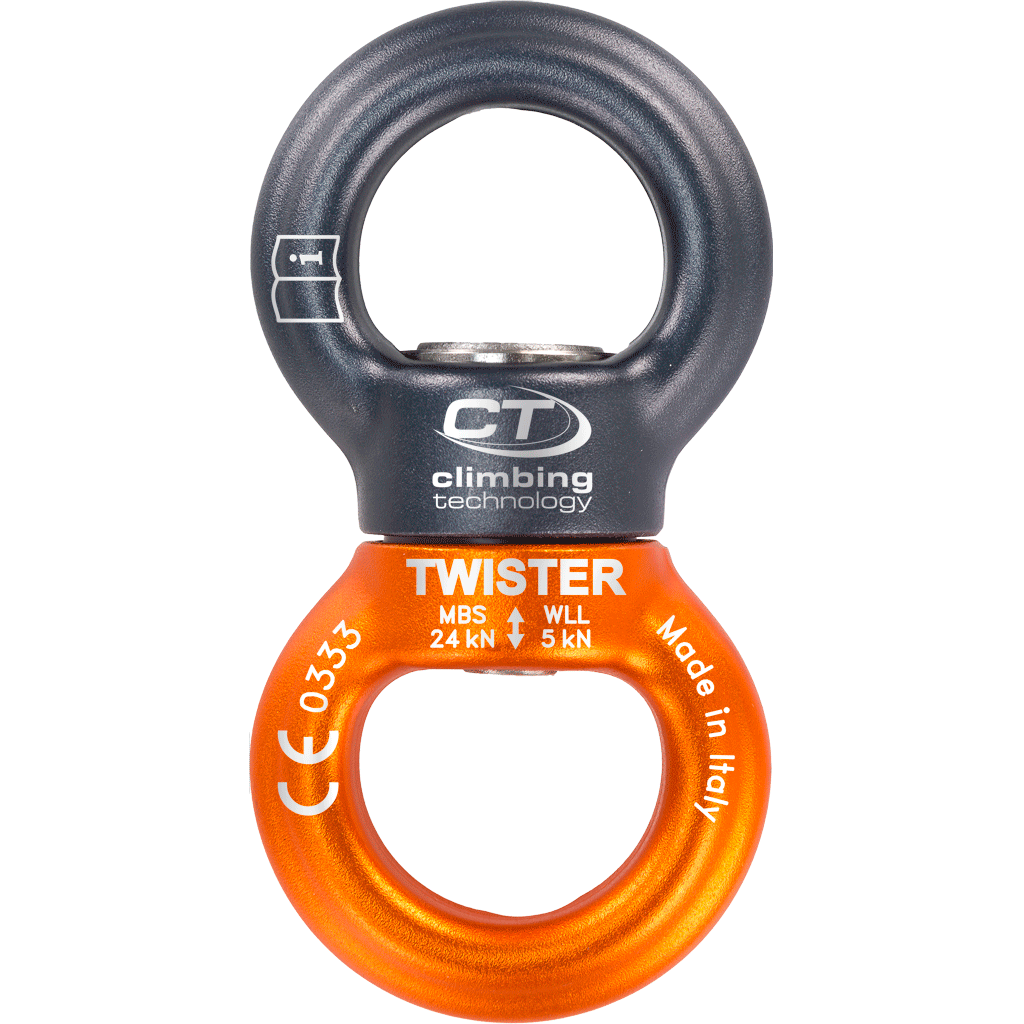 Climbing Technology TWISTER Hot Forged Light-Alloy Ball Bearing Swivel - SecureHeights