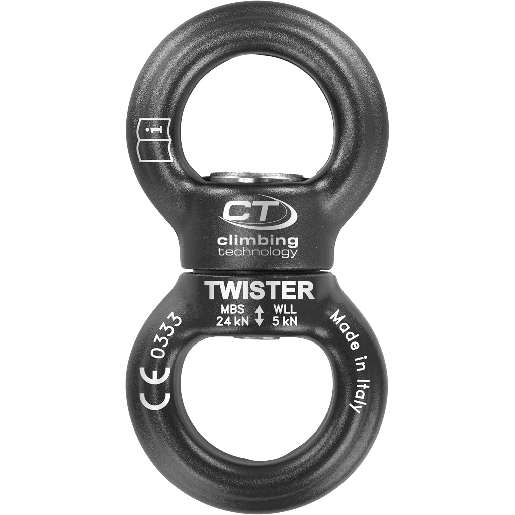 Climbing Technology TWISTER Hot Forged Light-Alloy Ball Bearing Swivel - SecureHeights