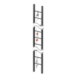 Kaya Safety Vertical Lifeline System (Shock Absorber on the Rope Grab) 5m-100m K-2035 - SecureHeights
