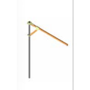 Tuff Built Complete Mast, 4” (102mm) Vertical tube 13’ (4m) height, w/10’ (3m) Anchor Point Boom