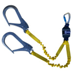 3M DBI-SALA EZ-Stop Expander Shock Absorbing Lanyard Elasticated Webbing Twin Leg 1.50 m 1246558